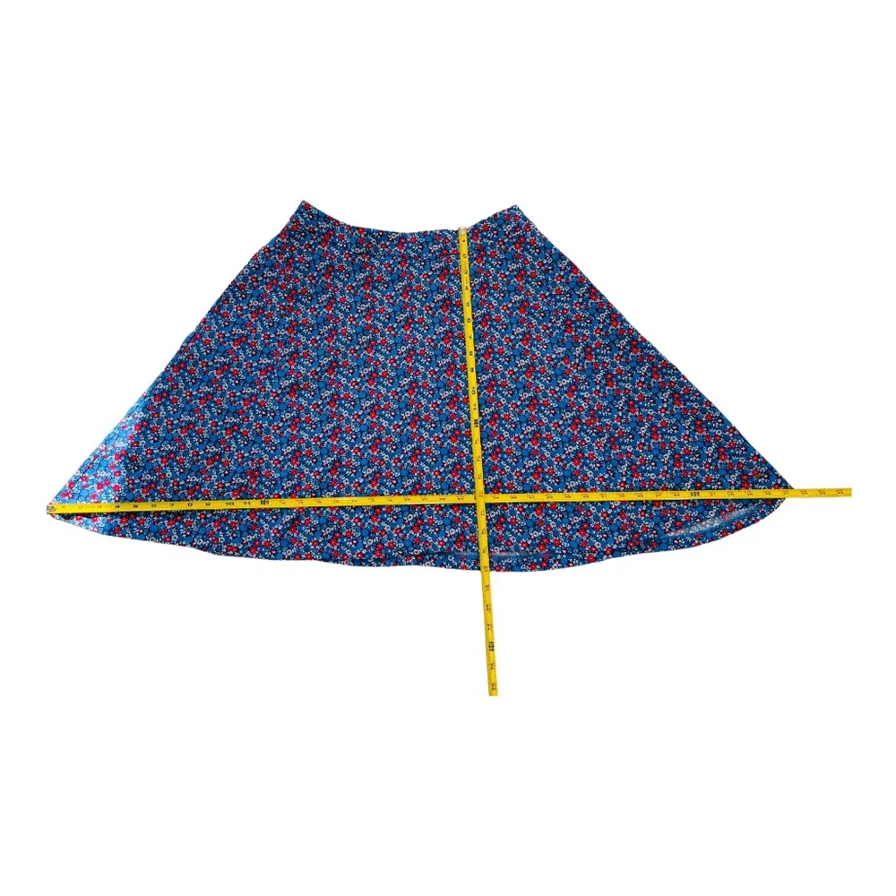 Tommy Hilfiger Multicolor Floral Print A-Line Skirt Women's Size 6 Flare - Picture 9 of 14